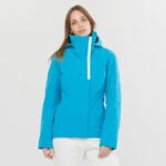 Women's Insulated Jacket Hoodie Speed Barrier Reef-White - Image 2