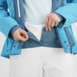 Women's Insulated Jacket Hoodie Speed Barrier Reef-White - Image 6