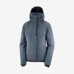 Women's Insulated Jacket Hoodie Speed Ebony-Black