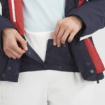 Women's Insulated Jacket Hoodie Speed Night Sky-White - Image 5