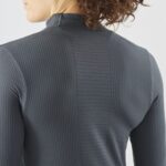 Women's Long Sleeve Baselayer Essential Seamless Ebony - Image 4