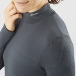 Women's Long Sleeve Baselayer Essential Seamless Ebony - Image 5