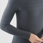 Women's Long Sleeve Baselayer Essential Seamless Ebony - Image 6