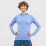 Women's Long Sleeve T-Shirt Hoodie Essential Seamless Provence-Serenity