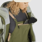 Women's Pants Stance 3L Bib Olive Night-Sirocco - Image 4