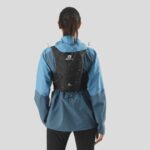 Women's Running Vest With Flasks Included Active Skin 8 Black-Ebony - Image 3
