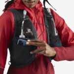 Women's Running Vest With Flasks Included Active Skin 8 Black-Ebony - Image 6