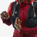 Women's Running Vest With Flasks Included Active Skin 8 Black-Ebony - Image 8