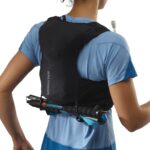 Women's Running Vest With Flasks Included Adv Skin 5 Black-Ebony - Image 8
