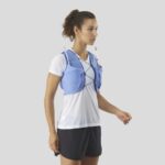 Women's Running Vest With Flasks Included Sense Pro 10 Provence Blue - Image 2