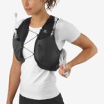 Women's Running Vest With Flasks Included Sense Pro 5 Black-Ebony - Image 6