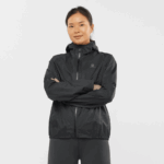 Women's Shell Jacket Bonatti Waterproof Black