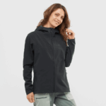 Women's Shell Jacket Essential Waterproof 2.5L Black