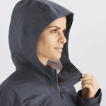 Women's Shell Jacket Outline Gore-Tex Hybrid Ebony - Image 4