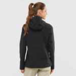Women's Shell Jacket Outrack Waterproof 2.5L Black - Image 2