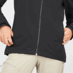 Women's Shell Jacket Outrack Waterproof 2.5L Black - Image 3