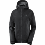 Women's Shell Jacket Outrack Waterproof 2.5L Black - Image 7