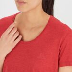 Women's Short Sleeve T-Shirt Agile Red Chili-Heather-Scarlet - Image 4