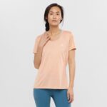 Women's Short Sleeve T-Shirt Agile Sirocco-Heather-Shell - Image 2