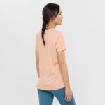 Women's Short Sleeve T-Shirt Agile Sirocco-Heather-Shell - Image 3