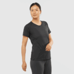 Women's Short Sleeve T-Shirt Cross Rebel Black
