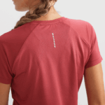 Women's Short Sleeve T-Shirt Cross Rebel Earth Red - Image 3