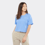 Women's Short Sleeve T-Shirt Outlife Crop Logo Provence