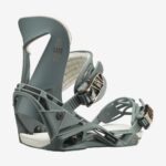 Women's Snowboard Bindings Hologram Green-Cream