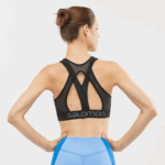 Women's Sports Bra Cross Run Black - Image 2