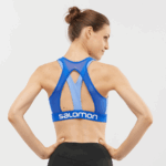 Women's Sports Bra Cross Run Provence-Nautical Blue - Image 2