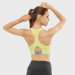 Women's Sports Bra Essential Move On Seamless Sunny Lime-Heather - Image 2