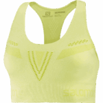 Women's Sports Bra Essential Move On Seamless Sunny Lime-Heather - Image 4