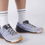 Women's Trail Running Shoes Sense Ride 4 Purple-Ebony-Blazing Orange - Image 7