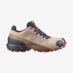 Women's Trail Running Shoes Speedcross 5 Gore-Tex Sirocco-Mousse-Mecca Orange