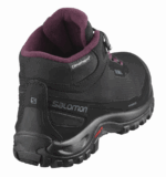 Women's Winter Boots Shelter Climasalomon™ Waterproof Black-Ebony-Wine Tasting - Image 4